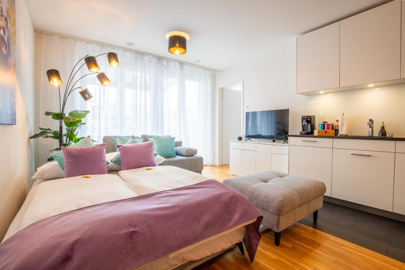 Special Einstein II Apartment Basel, Messe Kleinbasel 10-Star Kültér fotó